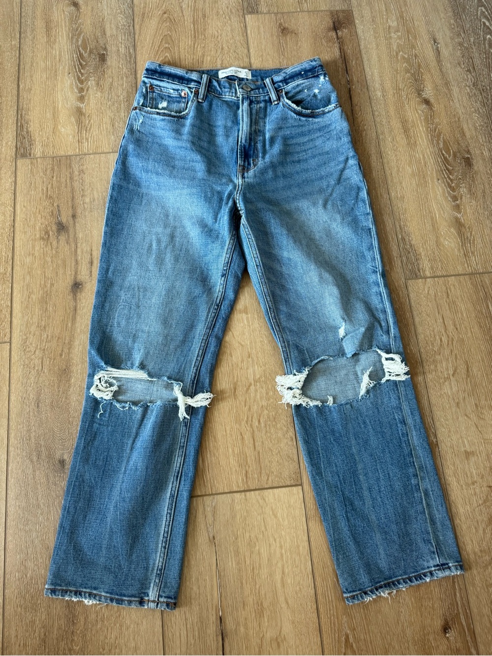Abercrombie & Fitch Ankle Straight Ultra High Rise Jeans Size 27 / 4 R